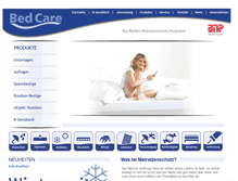 Tablet Screenshot of bedcare.de